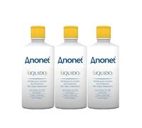 Anonet Liquido Sostituto del Sapone per Igiene Intima, Lenitivo ed Emolliente, Allevia Pruriti e Bruciori, Adatto Anche a Pelli Sensibili, 150 gr, Made in Italy (3 Confezioni da 150gr Cad)