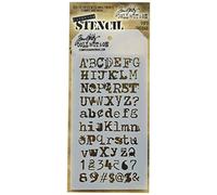 Anonimo Tim Holtz Timbro Stencil Typo