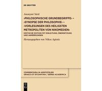 Anonymi Varii ›Philosophische Grundbegriffe‹ - ›Synopse der P (Copertina rigida)