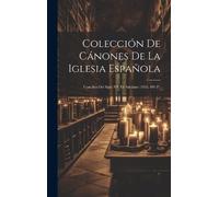 Anonymous Colección De Cánones De La Iglesia Española (Copertina rigida)
