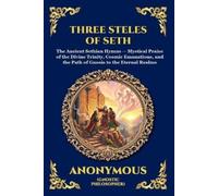 Anonymous (Early Gnostic Tradi 3 Steles Of Seth Book NUOVO