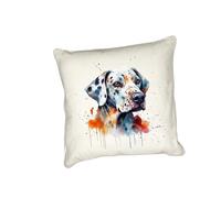 Anonymous Gifting Federa per cuscino con stampa di cane ad acquerello, perfetta per gli amanti dei cani, dalmata