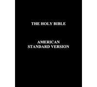 Anonymous The Holy Bible American Standard Version (Tascabile)