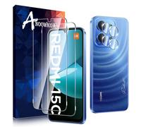 Anoowkoa 2+2 Pezzi Vetro Temperato per Xiaomi Redmi 15C/Poco C85+ Fotocamera Pellicola Protettiva,Protezione Schermo Anti Graffio Ultra Resistente