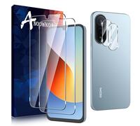 Anoowkoa 2+2 Pezzi Vetro Temperato per Xiaomi Redmi A7 Pro 4G + Fotocamera Pellicola Protettiva,Protezione Schermo Anti Graffio Ultra Resistente