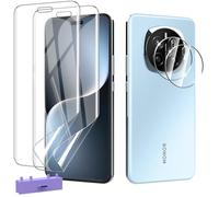 Anoowkoa 2 Pezzi TPU Pellicola Protettiva per Honor Magic 7 Pro Non vetro+2 Pezzi Fotocamera Pellicola Protettiva,Protezione Schermo Anti Graffio Ultra Resistente