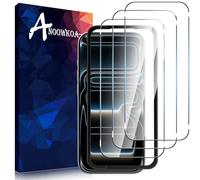 Anoowkoa Confezione da 3 pellicole proteggi schermo premium per iPhone 17/iPhone 17 Pro da 6,3 pollici, in vetro temperato, con cornice di allineamento, copertura protettiva in vetro originale