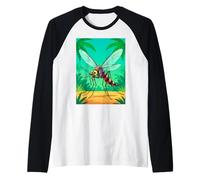 Anopheles zanzara Spessa pungiglione, Vettore mortale ai Tropici Maglia con Maniche Raglan