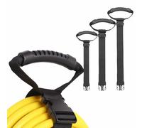 Anopo Set da 3 Organizzatore per Cavi di Prolunga e Tubi con Maniglia per Trasporto e Chiusura a Fibbia, Porta Cavo Regolabile per Garage, Officina, Giardino, Camper