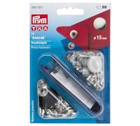 Anorak Bottone a Pressione, Ottone, 15 mm, 10 pezzi