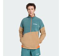 Pile adidas Terrex Multi Climawarm Fleece Half Zip verde blu - M