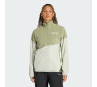 Adidas Terrex Multi Climawarm Anorak Half Zip Fleece Verde S Donna