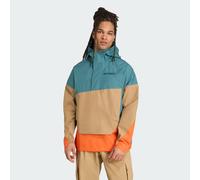 Anorak Terrex Xploric 2.5L Climaproof Preloved Teal / Cardboard / Semi Impact Orange M
