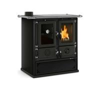 ANORDICA ROSETTA SINISTRA VST.16 STEEL NERO STUFA LEGNA 7.9kW A+ 3003980