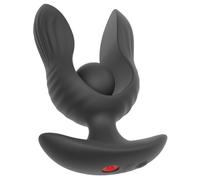 ANOS Plug Anale Gonfiabile Vibrante RC a Due Bracci Silicone Ricaricabile