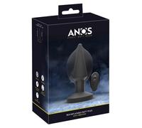Anos RC Inflatable Butt Plug with Vibration Black