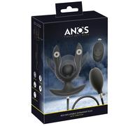Anos RC Inflatable Expander Plug with Vibration Black