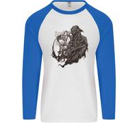 Another Day Another Dollaro Grim Reaper Uomo L/S Baseball T-Shirt