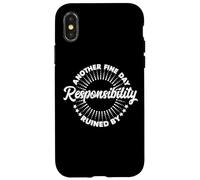 Another Fine Day Ruined By Responsibility Funny Parenthood Custodia per iPhone X/XS