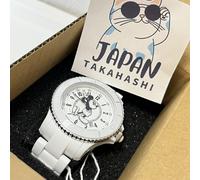 Another Heaven x Disney Mickey Collaboration Watch stile vintage quarzo bianco