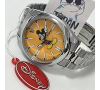 Another Heaven x Disney Mickey Collaboration Watch Stile Vintage Quarzo Giallo