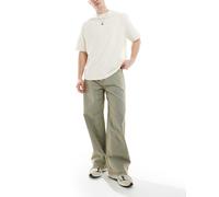 Another Influence - Jeans a fondo ampio lavaggio vintage-Blu L