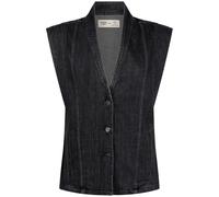 Another Label Unni Denim Vest Dark Grey Taglia: S | Gilet Outlet | Donna | Blu
