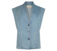 Another Label Unni Denim Vest Stone Denim Blue Taglia: S | Gilet Outlet | Donna | Blu