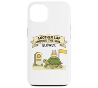 Another Lap Around The Sun Cake Party Box Tartaruga Compleanno Custodia per iPhone 13