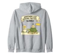 Another Lap Around The Sun Cake Party Box Tartaruga Compleanno Felpa con Cappuccio