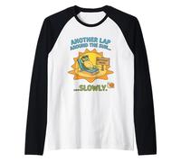 Another Lap Around The Sun Lentamente Birthday Mode Box Turtle Maglia con Maniche Raglan