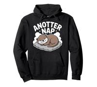 Anotter Nap Cute Sleeping Lontra Design Felpa con Cappuccio