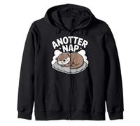 Anotter Nap Cute Sleeping Lontra Design Felpa con Cappuccio