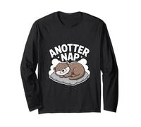 Anotter Nap Cute Sleeping Lontra Design Maglia a Manica