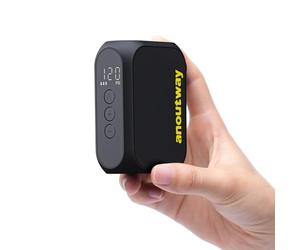 anoutway Mini Bomba de Bicicleta, con ManóMetro Digital, Portátil Auto-Off