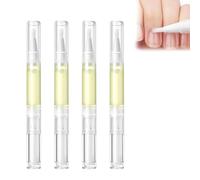 Anperio - Olio per la crescita delle unghie, 4 pezzi, olio idratante e rinforzante per cuticole per unghie danneggiate