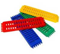 ANPLAST Scaletta avvolgitore 5 x 17 cm, Dispenser per Il Montaggio di Winder, 5 Pezzi, Unisex Adulto, Rosso, Bianco, Blu, Giallo, Verde