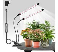 ANPSSSEN Luce per piante da coltivazione indoor, luce di coltivazione a forma di V, luci per piante da appartamento a spettro completo con 5 livelli dimmerabili, timer 6/12/18H