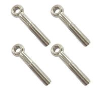 ANPTGHT 4 bulloni ad occhiello per sollevamento dell'oscillazione della spalla, M10 x 70 mm, in acciaio inossidabile 304, per macchinari e spalline, anello di sollevamento per valvole a saracinesca