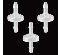 ANPTGHT Valvola di ritegno One Way 5/32" (4MM) Tubo Barb Valvola in plastica resistente all'ozono per acqua, olio combustibile, aria gas (confezione da 3)