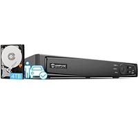 Anpviz 4K NVR PoE 16 Canali con 4TB HDD, Videoregistratore Cablato per 8MP/5MP/4MP, Accesso Locale & Remoto, Capacità Espandibile 16TB, Videosorveglianza Registrazione 24/7, Guarding Vision(Serie H)