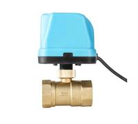 ANQECAJH Valvola a Sfera motorizzata in Ottone a 2 Vie DN15-DN50 AC220V/24V DC5V/12V/24V Valvola a Sfera elettrica Attuatore Elettrico Normalmente Aperta/Chiusa(DC5V)