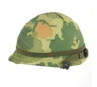 ANQIAO Guerra del Vietnam US M1 Casco con Mitchell Cover