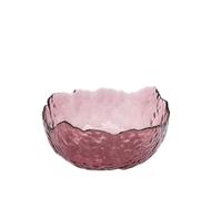 ANQKYO 2 pz Insalatiera di Vetro Irregolare Ciotole Frutta Contenitori for la Conservazione degli Alimenti Zuppa Dessert Snack Ciotola Miscelazione Stoviglie Per Servire(Purple Phnom Penh L)