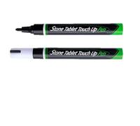ANQKYO 3pcs Tombstone Marker Pen Weatherproof Quick Drying Paint for Restoring Faded Grave Inscriptions for Gravestone Lettering and Memorial Per Lapide(Black)