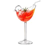 ANQKYO Bicchiere Da Cocktail Creative Birds 2pcs Bird Bam Glasses, Drinking Shaped Glass Wine, Unique Creative Birds Cocktail, Funny Clear Crystal