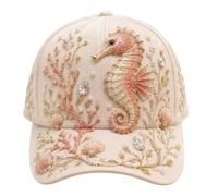 ANQKYO Cappellino 3D con Creature 1pcs 3D Ocean Creatures Embroidery cap
