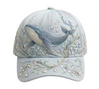 ANQKYO Cappellino 3D con Creature 1pcs 3D Ocean Creatures Embroidery cap