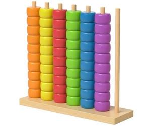 ANQKYO Gioco Di Puzzle Impilabile Con Abbinamento Gioco puzzle impilabile con abbinamento colori, anelli di sfida a pattern veloce for 2 giocatori for un gioco in famiglia