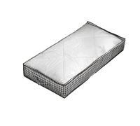 ANQKYO Grande scatola portaoggetti inferiore for letto Borsa pieghevole for trapunta for abbigliamento Borsa for l'organizzazione di articoli vari for la casa Para Ropa(Gray)
